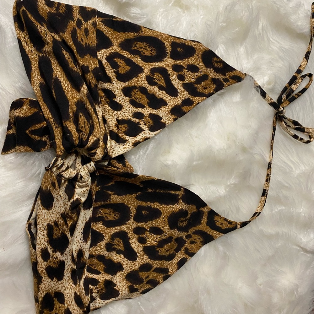 Cheetah Halter top